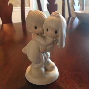 Precious Moment bride and groom